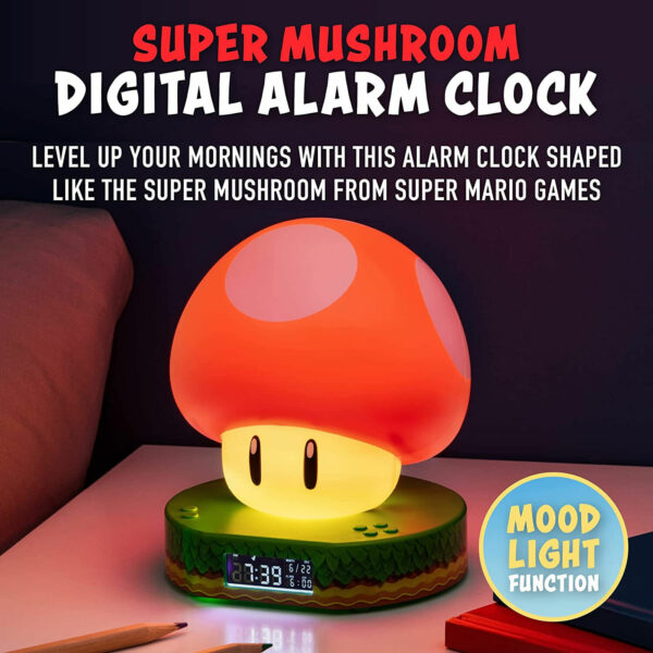 Réveil champignon Super Mario - Older Games
