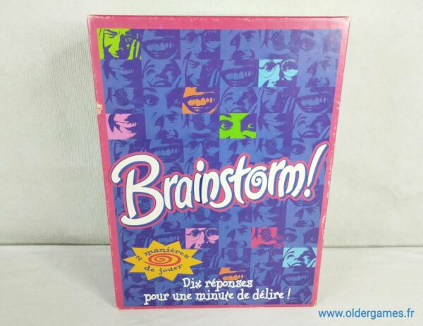 Brainstorm ! MB jeu de société vintage jeu éducatif jeu d'adresse retrogaming oldergames.fr older games normandie nostalgique
