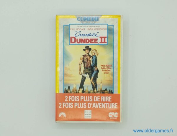 Crocodile Dundee 2 k7 cassette video vhs retrogaming jeux video older games oldergames.fr normandie
