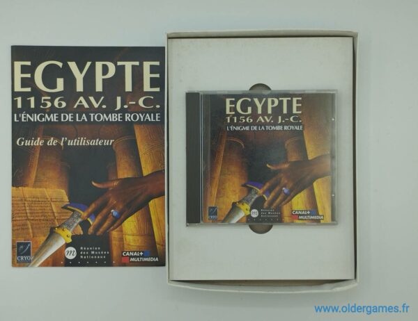 Egypte 1156 av. J.C. : l'énigme de la tombe royale pc big box retrogaming jeux video older games oldergames.fr normandie