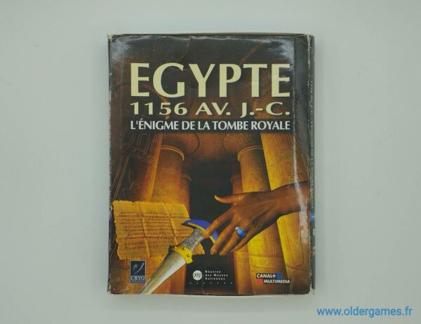 Egypte 1156 av. J.C. : l'énigme de la tombe royale pc big box retrogaming jeux video older games oldergames.fr normandie