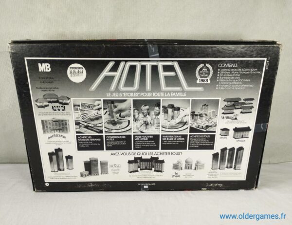 HOTEL Jeu De Société Vintage MB 1986 Complet
