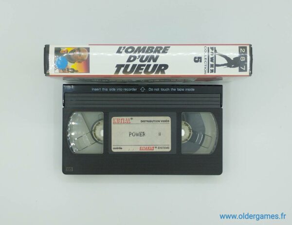 L'ombre d'un tueur k7 cassette video vhs retrogaming jeux video older games oldergames.fr normandie