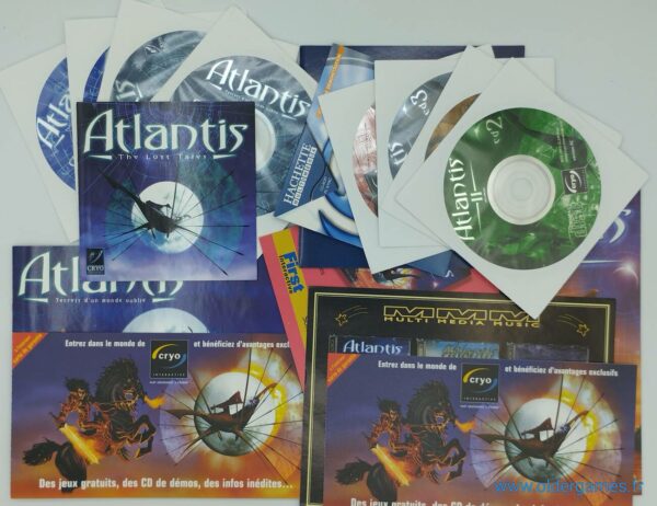La legende Atlantis 1 & 2 pc big box retrogaming jeux video older games oldergames.fr normandie