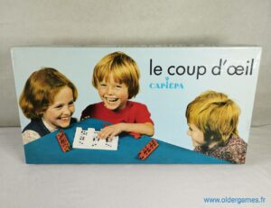 Le coup d'oeil Capiepa jeu de société vintage jeu éducatif jeu d'adresse retrogaming oldergames.fr older games normandie nostalgique