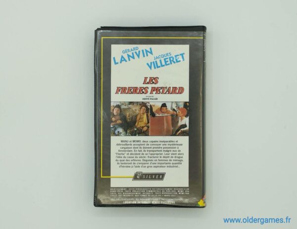 Les Frères Pétard k7 cassette video vhs retrogaming jeux video older games oldergames.fr normandie