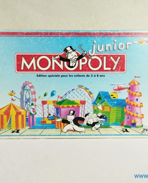 Monopoly Junior - jeu Parker 1992 - jouets rétro jeux de société