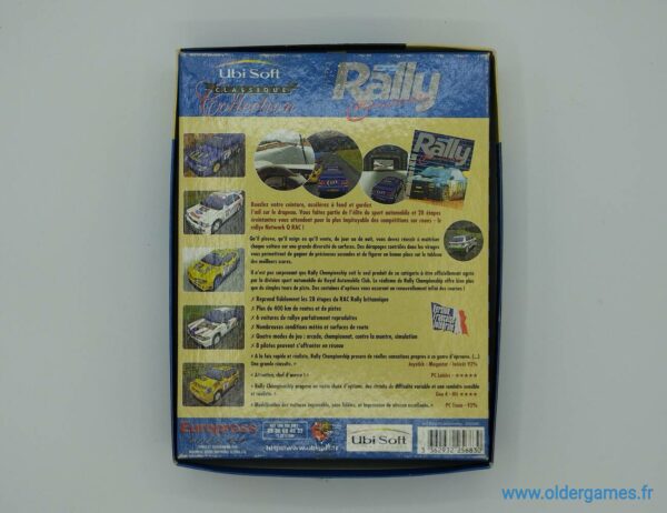 Rally Championship pc big box retrogaming jeux video older games oldergames.fr normandie