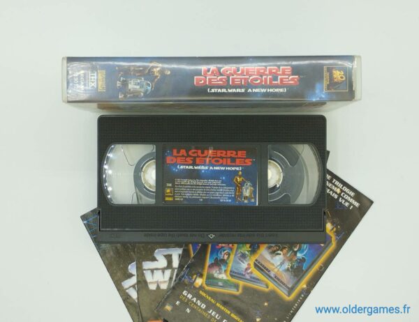 Star Wars : La guerre des étoiles k7 cassette video vhs retrogaming jeux video older games oldergames.fr normandie
