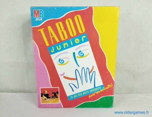 Taboo Junior MB jeu de société vintage jeu éducatif jeu d'adresse retrogaming oldergames.fr older games normandie nostalgique