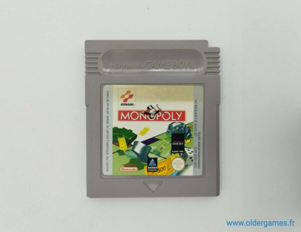Monopoly nintendo gameboy game boy color retrogaming jeux video older games oldergames.fr normandie