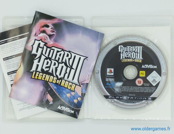 Guitar Hero 3 Legends of Rock PS3 sony Playstation 3 retrogaming jeux video older games oldergames.fr normandie
