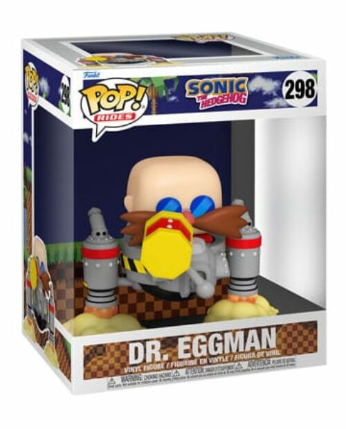 POP N° 298 – Rides Vinyl figurine Dr. Eggman 15 cm Sonic the Hedgehog