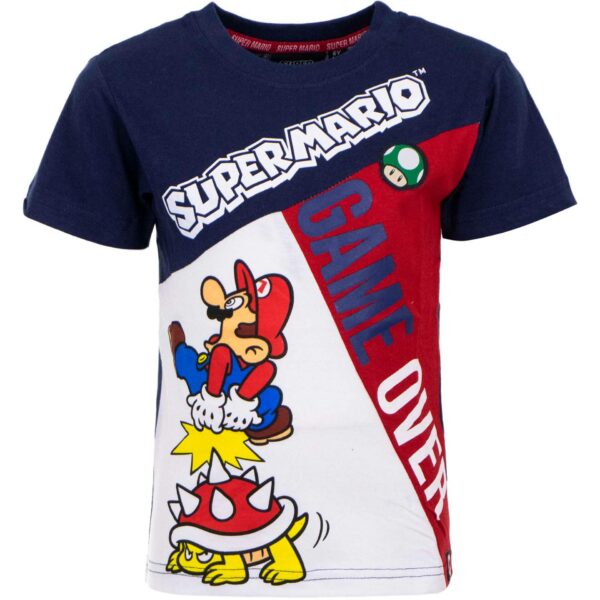 T-Shirt Kids Enfant Super Mario Game Over pop culture produit dérivé retrogaming jeux video older games oldergames.fr normandie