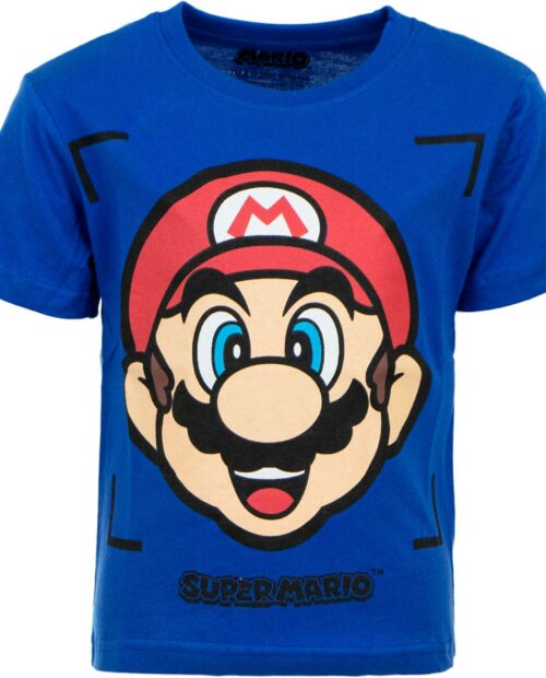T-Shirt Kids Enfant Super Mario Head