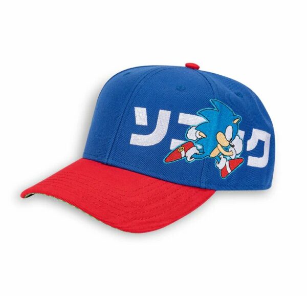 Casquette Snapback Sonic Brodée pop culture produit dérivé retrogaming jeux video older games oldergames.fr normandie