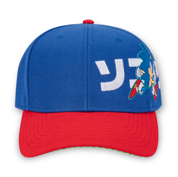 Casquette Snapback Sonic Brodée pop culture produit dérivé retrogaming jeux video older games oldergames.fr normandie