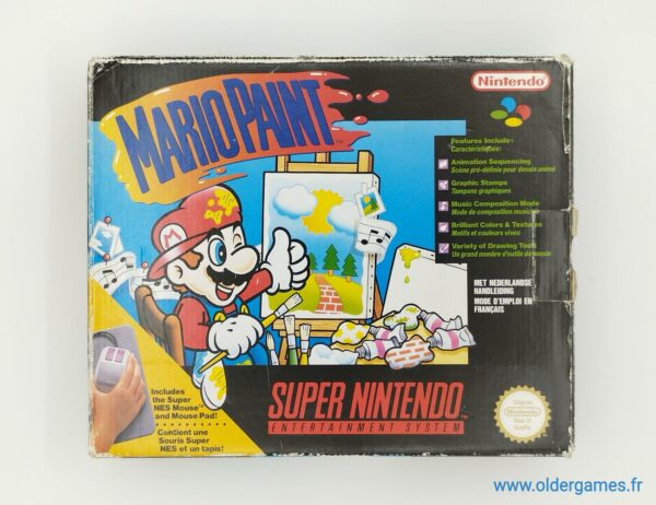 Mario Paint super nintendo famicom snes retrogaming jeux video older games oldergames.fr normandie