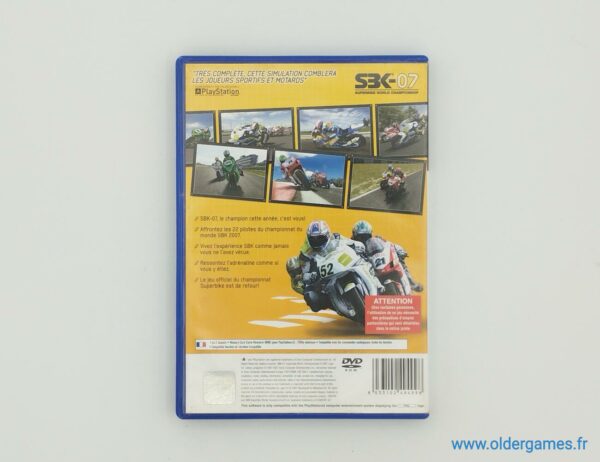 SBK 07 Superbike World Championship ps2 sony playstation 2 retrogaming jeux video older games oldergames.fr normandie