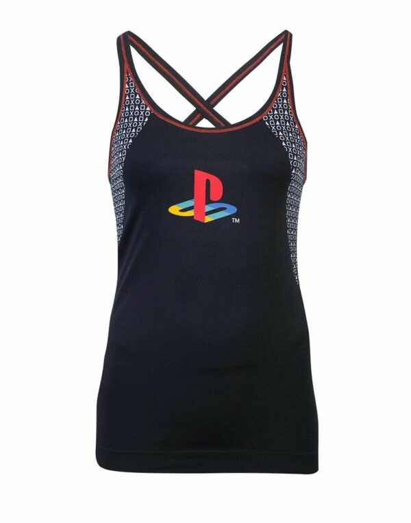 Tank Top Tech Seamless SONY Playstation Difuzed pop culture produit dérivé retrogaming jeux video older games oldergames.fr normandie