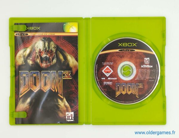 Doom 3 microsoft xbox 1ère génération retrogaming jeux video older games oldergames.fr normandie