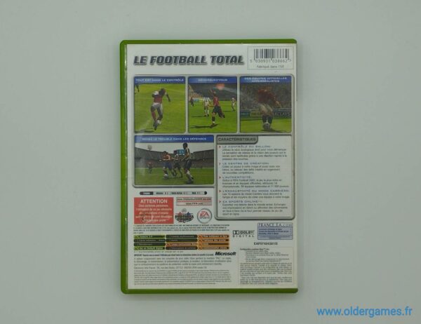 FIFA football 2005 microsoft xbox 1ère génération retrogaming jeux video older games oldergames.fr normandie