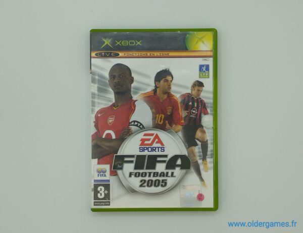 FIFA football 2005 microsoft xbox 1ère génération retrogaming jeux video older games oldergames.fr normandie