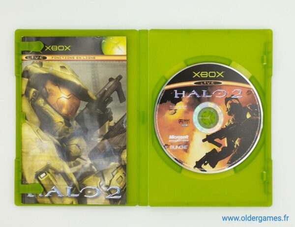 Halo 2 microsoft xbox 1ère génération retrogaming jeux video older games oldergames.fr normandie