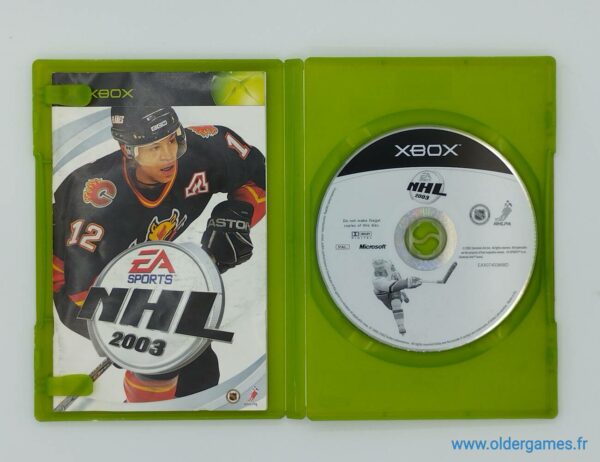 NHL 2003 microsoft xbox 1ère génération retrogaming jeux video older games oldergames.fr normandie