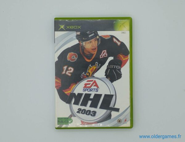 NHL 2003 microsoft xbox 1ère génération retrogaming jeux video older games oldergames.fr normandie