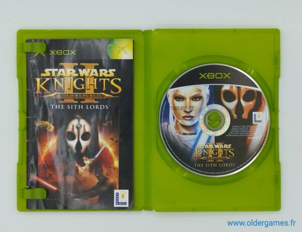 Star Wars Knights of the Old Republic 2 The Sith Lords microsoft xbox 1ère génération retrogaming jeux video older games oldergames.fr normandie