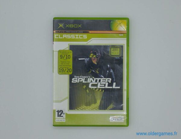 Tom Clancy's Splinter Cell microsoft xbox 1ère génération retrogaming jeux video older games oldergames.fr normandie