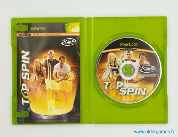 Top Spin microsoft xbox 1ère génération retrogaming jeux video older games oldergames.fr normandie