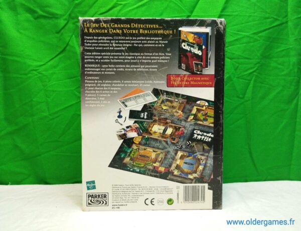 Cluedo ( Format Livre ) jeu de société vintage jeu éducatif jeu d'adresse retrogaming oldergames.fr older games normandie nostalgique