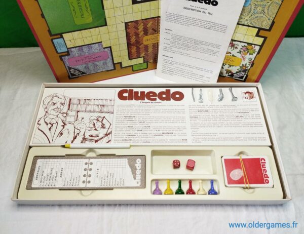 Cluedo miro jeu de société vintage jeu éducatif jeu d'adresse retrogaming oldergames.fr older games normandie nostalgique