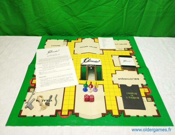 Cluedo miro jeu de société vintage jeu éducatif jeu d'adresse retrogaming oldergames.fr older games normandie nostalgique