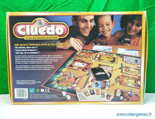 Cluedo parker jeu de société vintage jeu éducatif jeu d'adresse retrogaming oldergames.fr older games normandie nostalgique