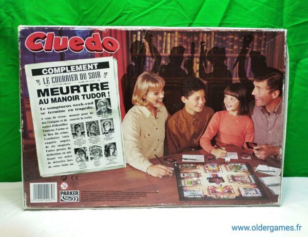 Cluedo parker jeu de société vintage jeu éducatif jeu d'adresse retrogaming oldergames.fr older games normandie nostalgique