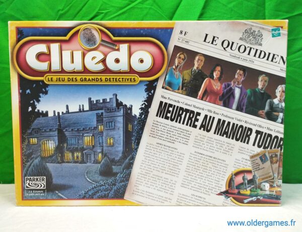 Cluedo parker jeu de société vintage jeu éducatif jeu d'adresse retrogaming oldergames.fr older games normandie nostalgique