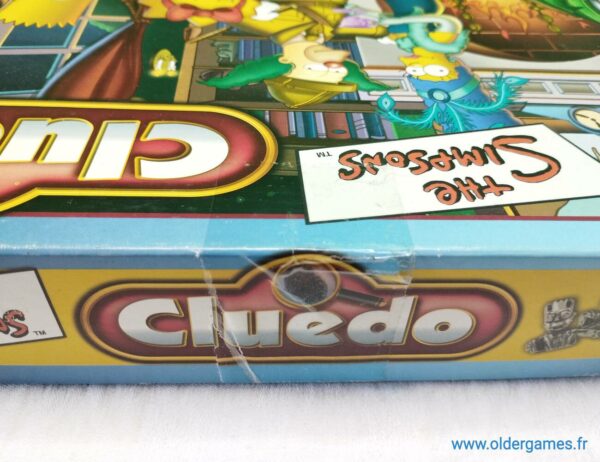 Cluedo The Simpsons jeu de société vintage jeu éducatif jeu d'adresse retrogaming oldergames.fr older games normandie nostalgique