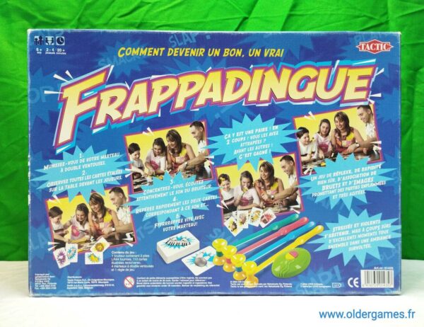 Frappadingue jeu de société vintage jeu éducatif jeu d'adresse retrogaming oldergames.fr older games normandie nostalgique