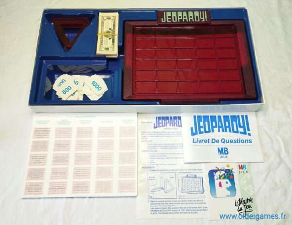 Jeopardy ! jeu de société vintage jeu éducatif jeu d'adresse retrogaming oldergames.fr older games normandie nostalgique