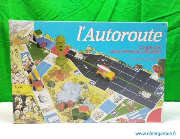 L'Autoroute jeu de société vintage jeu éducatif jeu d'adresse retrogaming oldergames.fr older games normandie nostalgique