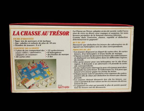 La chasse au trésor jeu de société vintage jeu éducatif jeu d'adresse retrogaming oldergames.fr older games normandie nostalgique