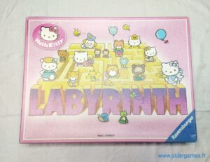 Labyrinth Hello Kitty jeu de société vintage jeu éducatif jeu d'adresse retrogaming oldergames.fr older games normandie nostalgique