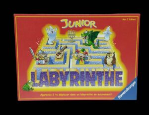 Labyrinthe Junior jeu de société vintage jeu éducatif jeu d'adresse retrogaming oldergames.fr older games normandie nostalgique