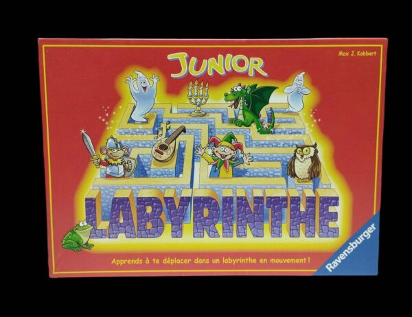 Labyrinthe Junior jeu de société vintage jeu éducatif jeu d'adresse retrogaming oldergames.fr older games normandie nostalgique