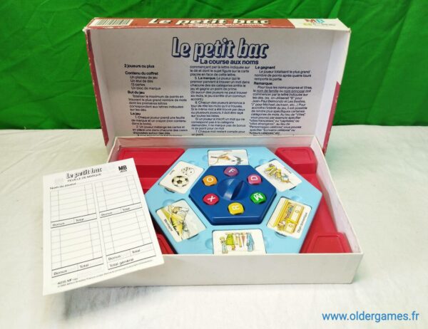 Le petit Bac jeu de société vintage jeu éducatif jeu d'adresse retrogaming oldergames.fr older games normandie nostalgique