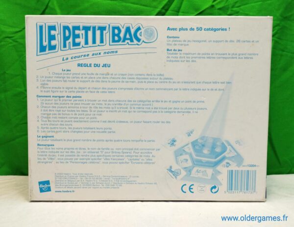 Le petit Bac jeu de société vintage jeu éducatif jeu d'adresse retrogaming oldergames.fr older games normandie nostalgique