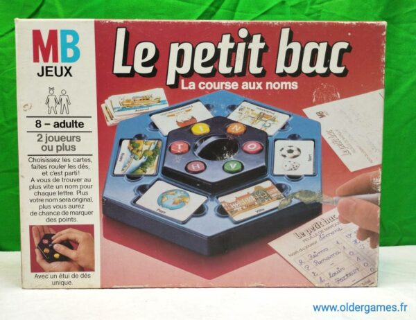 Le petit Bac jeu de société vintage jeu éducatif jeu d'adresse retrogaming oldergames.fr older games normandie nostalgique